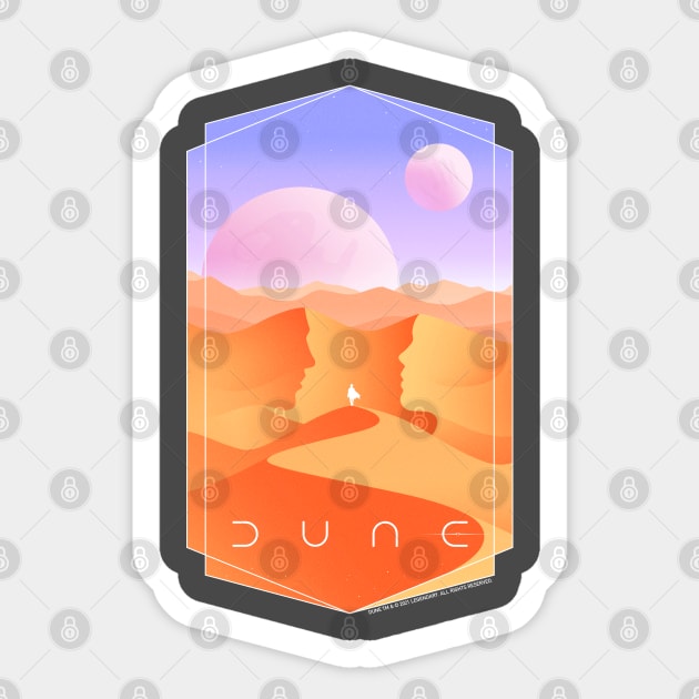 Destined for Dune Sticker by sketchboy01